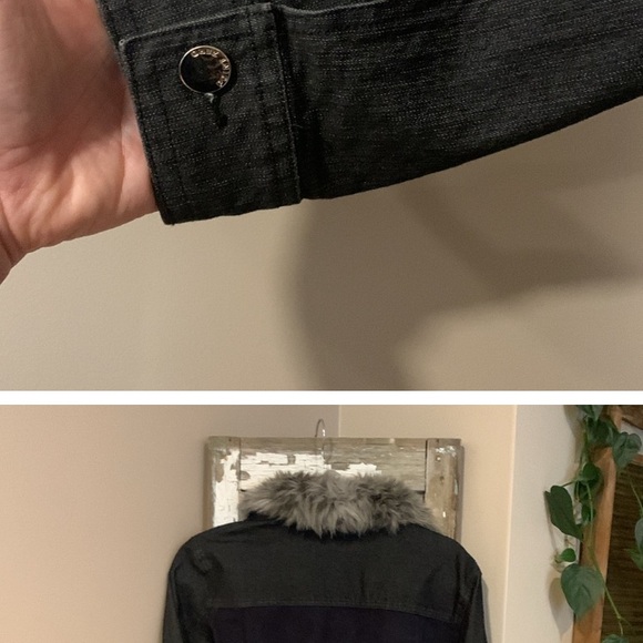 Point Zero Jacket with Faux Fur Collar Medium - Picture 5 of 17